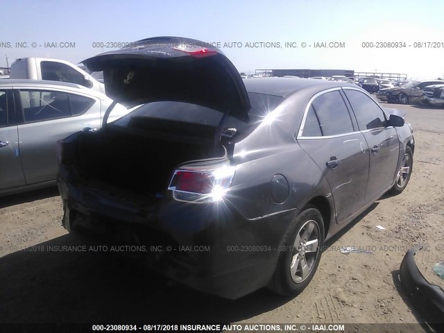 1G11C5SA4DF251694 - 2013 CHEVROLET MALIBU 1LT ნაცრისფერი ფოტო 4