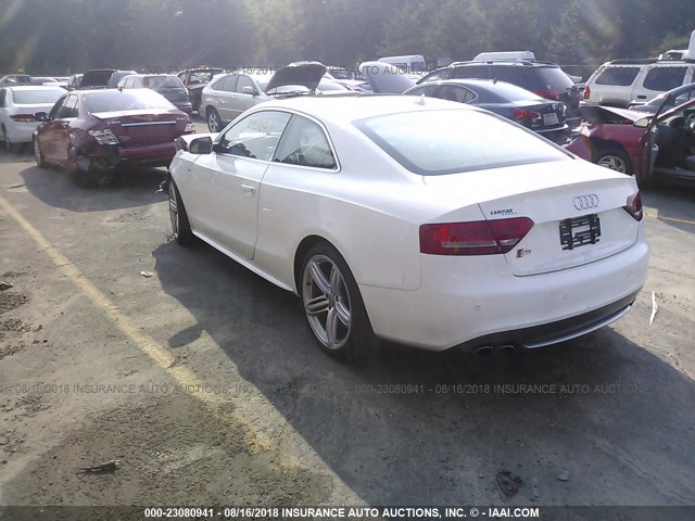WAU3VAFR5CA001845 - 2012 AUDI S5 PRESTIGE 白色 照片 3