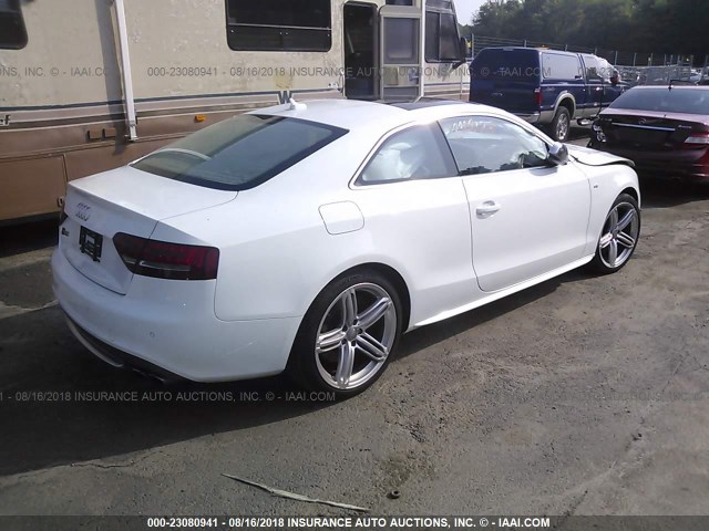 WAU3VAFR5CA001845 - 2012 AUDI S5 PRESTIGE 白色 照片 4