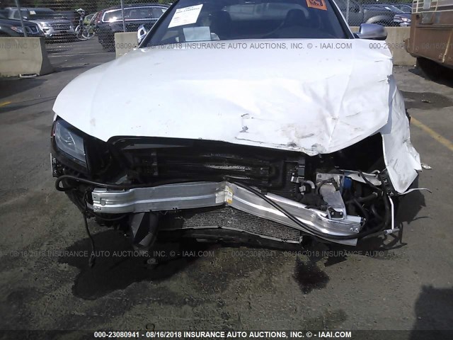 WAU3VAFR5CA001845 - 2012 AUDI S5 PRESTIGE WHITE photo 6