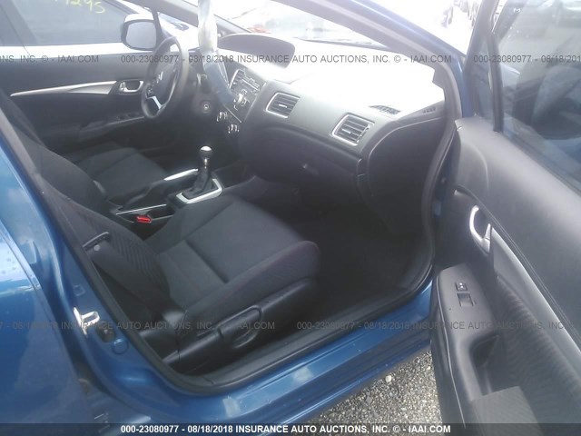 2HGFB6E50DH710241 - 2013 HONDA CIVIC SI BLUE photo 5