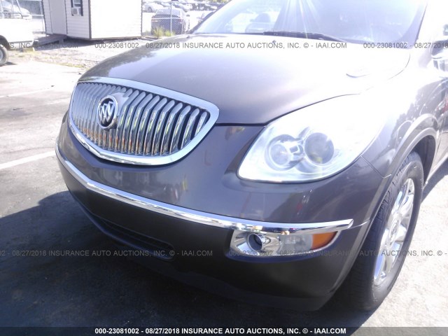 5GALRCED6AJ115828 - 2010 BUICK ENCLAVE CXL GRAY photo 6