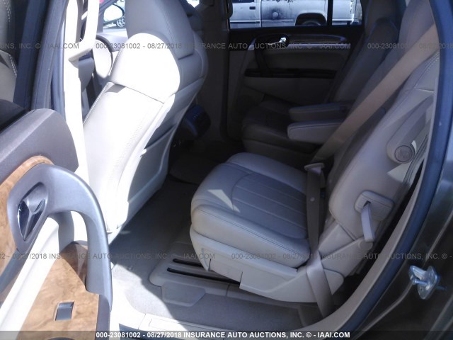 5GALRCED6AJ115828 - 2010 BUICK ENCLAVE CXL 灰色 照片 8