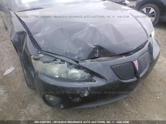 2G2WS542051191190 - 2005 PONTIAC GRAND PRIX GT BLACK photo 6