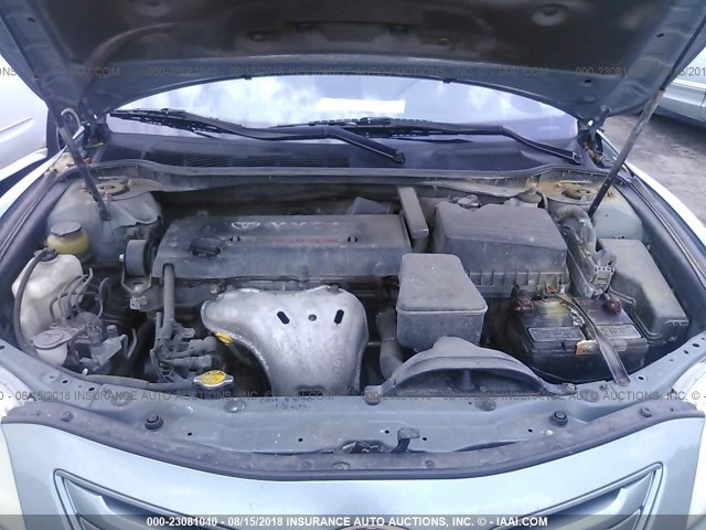 4T1BE46K87U537739 - 2007 TOYOTA CAMRY NEW GENERAT CE/LE/XLE/SE TEAL photo 10