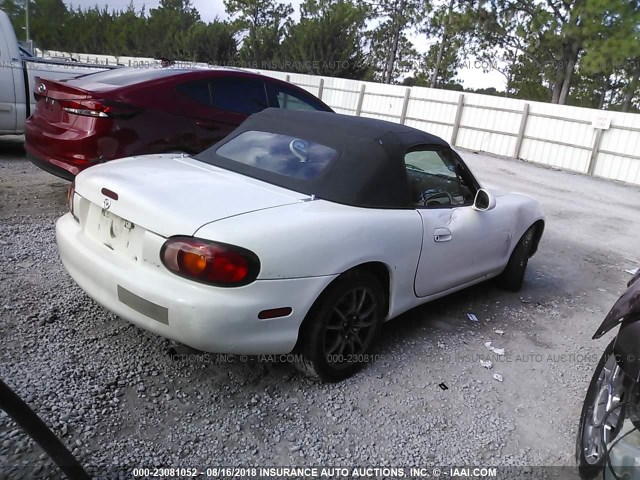 JM1NB3538Y0152463 - 2000 MAZDA MX-5 MIATA LS WHITE photo 4