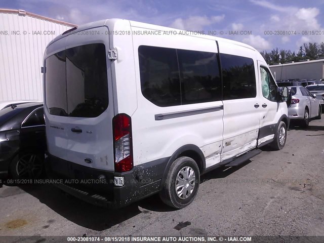 1FBAX2CM1FKB08090 - 2015 FORD TRANSIT T-350 WHITE photo 4