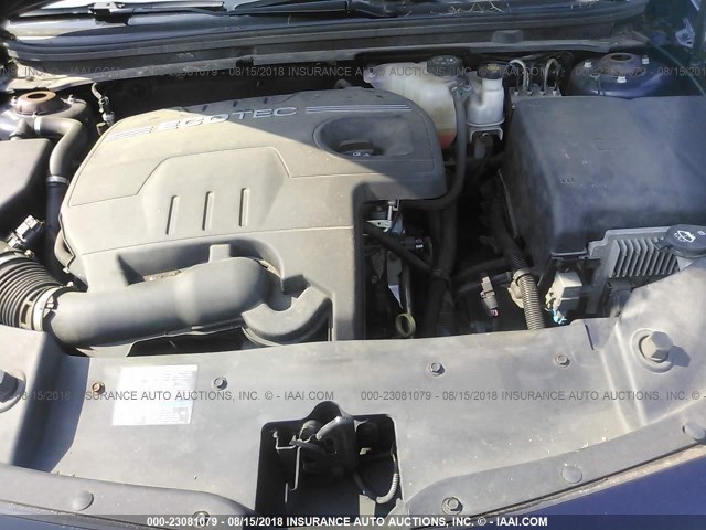 1G1ZG57B79F242522 - 2009 CHEVROLET MALIBU LS Mavi foto 10
