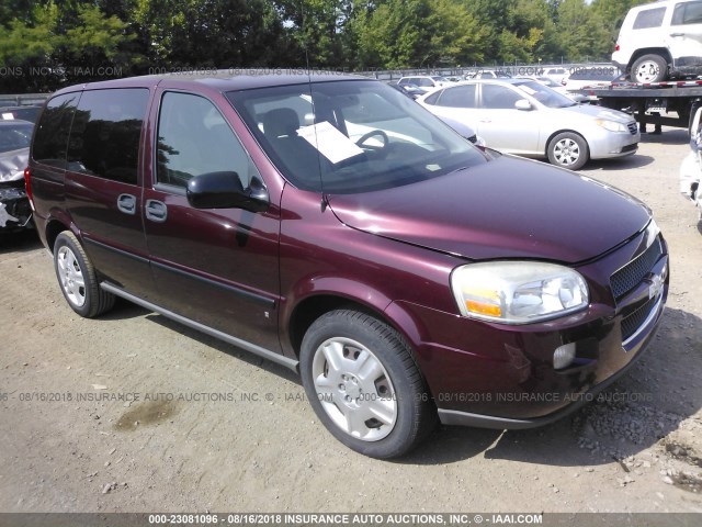 1GNDU23W48D178538 - 2008 CHEVROLET UPLANDER LS MAROON photo 1