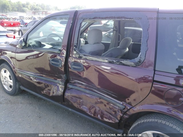 1GNDU23W48D178538 - 2008 CHEVROLET UPLANDER LS MAROON photo 6