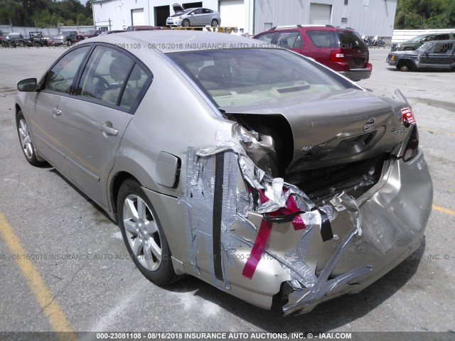 1N4BA41E26C815580 - 2006 NISSAN MAXIMA SE/SL Altın fotoğraf 3