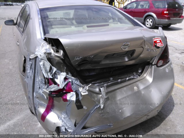 1N4BA41E26C815580 - 2006 NISSAN MAXIMA SE/SL Altın fotoğraf 6