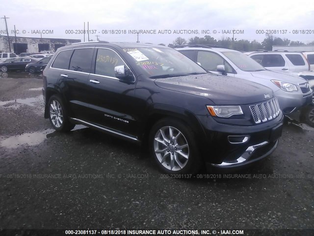 1C4RJFJG9FC117909 - 2015 JEEP GRAND CHEROKEE SUMMIT BLACK photo 1