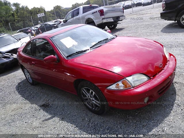 1G1JH12F327278415 - 2002 CHEVROLET CAVALIER LS SPORT RED photo 1