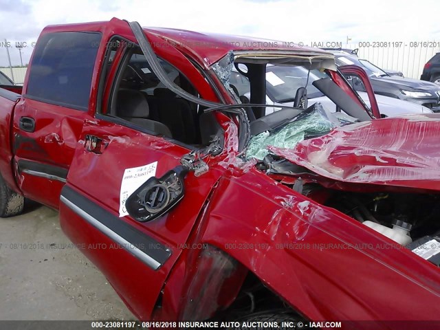 2GCEC13T161241037 - 2006 CHEVROLET SILVERADO C1500 RED photo 6