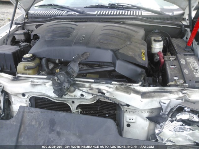 5LMEU88H85ZJ31434 - 2005 LINCOLN AVIATOR WHITE photo 10