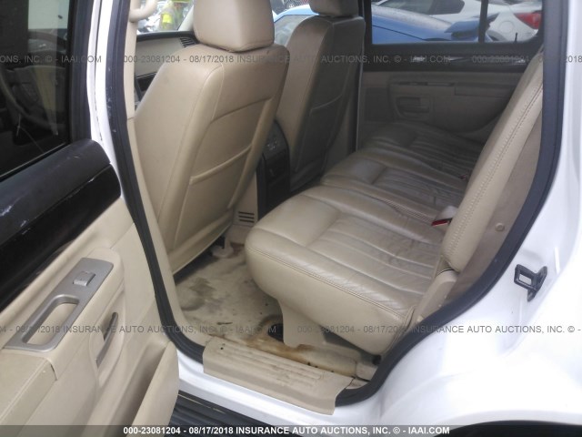 5LMEU88H85ZJ31434 - 2005 LINCOLN AVIATOR 白色 照片 8