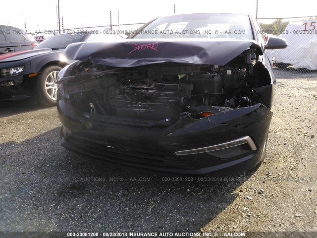 5NPE24AF3FH163957 - 2015 HYUNDAI SONATA SE BLACK photo 6