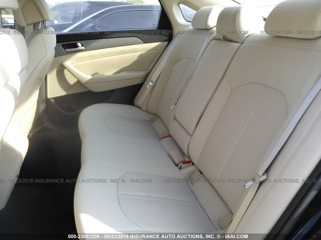 5NPE24AF3FH163957 - 2015 HYUNDAI SONATA SE BLACK photo 8
