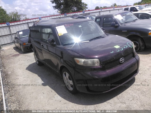 JTLKE50EX81056220 - 2008 TOYOTA SCION XB Púrpura foto 1