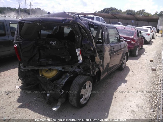JTLKE50EX81056220 - 2008 TOYOTA SCION XB Púrpura foto 4