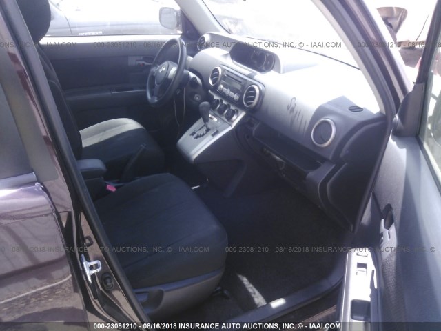 JTLKE50EX81056220 - 2008 TOYOTA SCION XB Púrpura foto 5