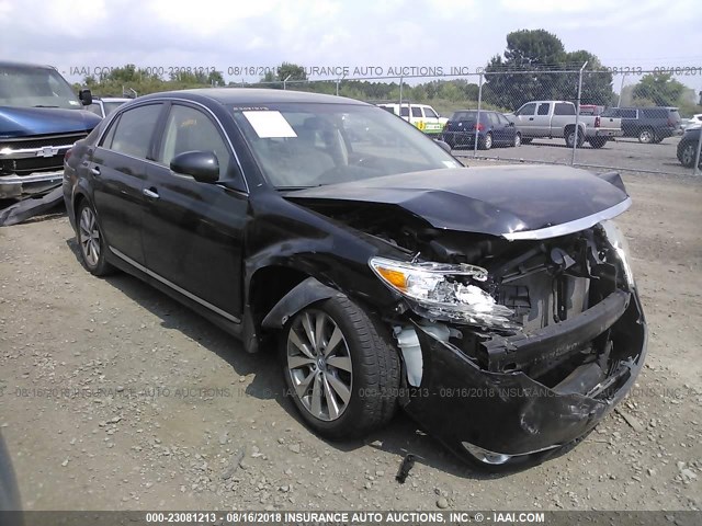 4T1BK3DB0BU394347 - 2011 TOYOTA AVALON LIMITED BLACK photo 1