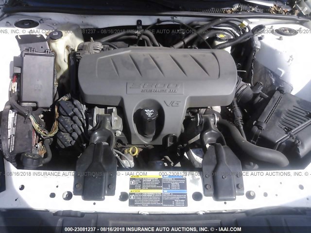 2G2WP552771132673 - 2007 PONTIAC GRAND PRIX WHITE photo 10