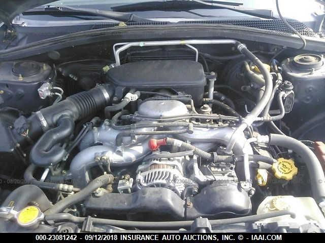 JF1SG676X6H710542 - 2006 SUBARU FORESTER 2.5X LL BEAN BLACK photo 10