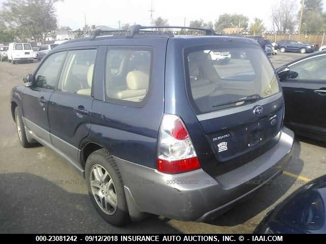 JF1SG676X6H710542 - 2006 SUBARU FORESTER 2.5X LL BEAN BLACK photo 3