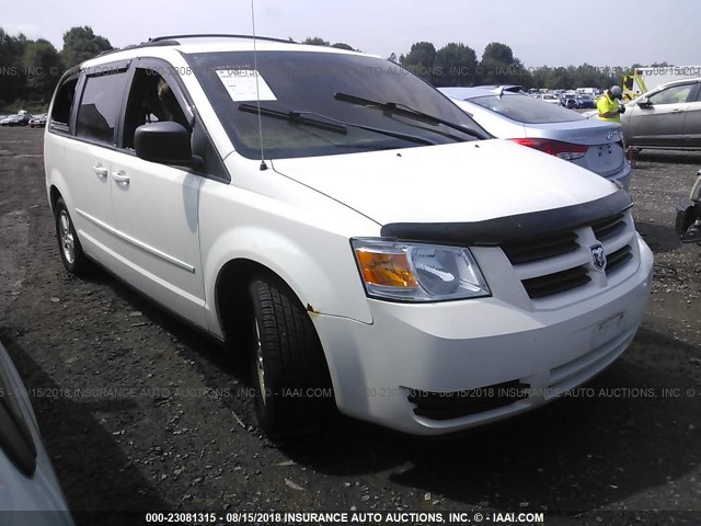 2D4RN3D15AR418495 - 2010 DODGE GRAND CARAVAN HERO WHITE photo 1