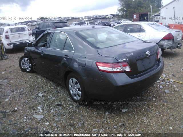 4T4BF3EK4BR093637 - 2011 TOYOTA CAMRY SE/LE/XLE 灰色 照片 3