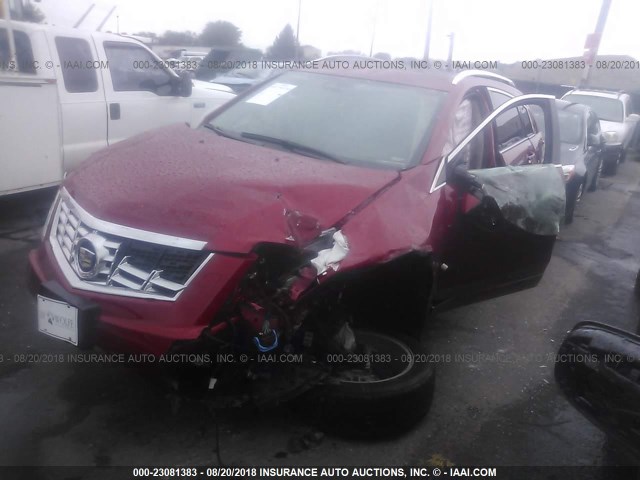 3GYFNHE37DS643600 - 2013 CADILLAC SRX PERFORMANCE COLLECTION Марун фото 2
