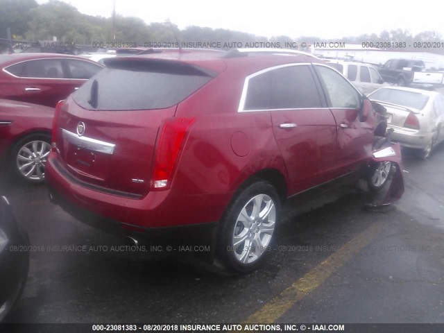 3GYFNHE37DS643600 - 2013 CADILLAC SRX PERFORMANCE COLLECTION MAROON photo 4