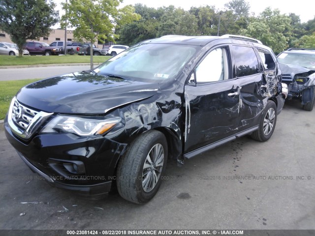 5N1DR2MM8JC605279 - 2018 NISSAN PATHFINDER S/SV/SL/PLATINUM BLACK photo 2