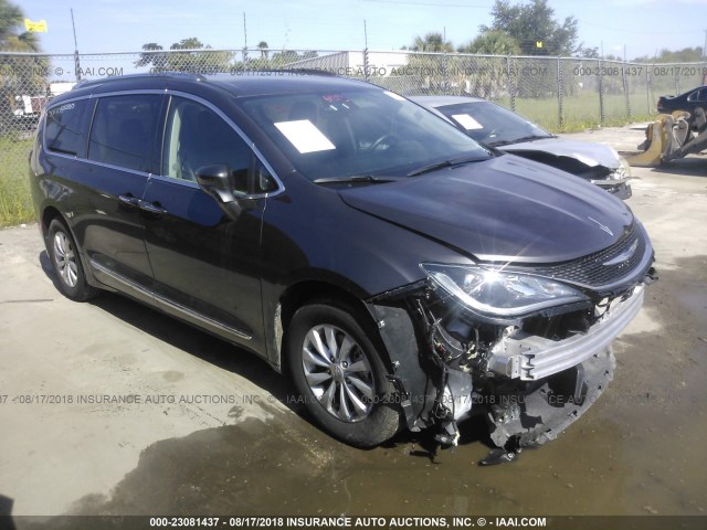 2C4RC1BG1JR210886 - 2018 CHRYSLER PACIFICA TOURING L Մոխրագույն լուսանկար 1