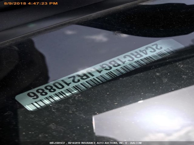 2C4RC1BG1JR210886 - 2018 CHRYSLER PACIFICA TOURING L Մոխրագույն լուսանկար 11