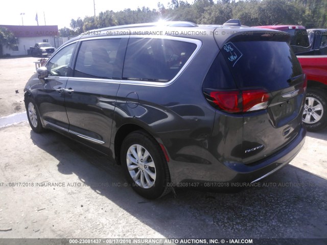 2C4RC1BG1JR210886 - 2018 CHRYSLER PACIFICA TOURING L Մոխրագույն լուսանկար 3