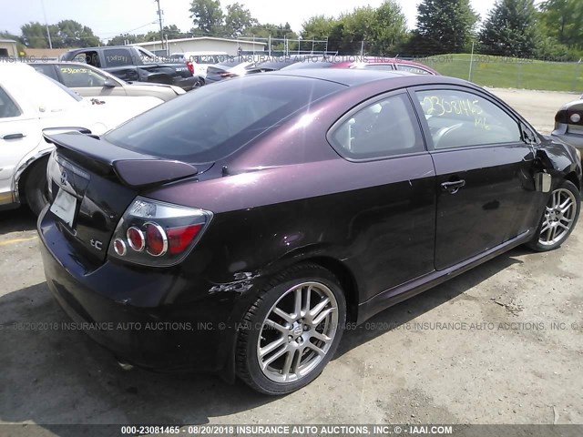 JTKDE167980233487 - 2008 TOYOTA SCION TC 紫色 照片 4