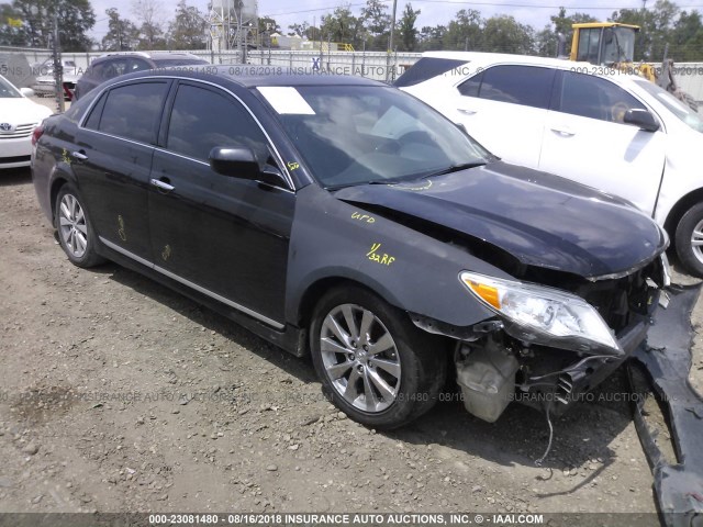 4T1BK3DB8BU394435 - 2011 TOYOTA AVALON LIMITED BLACK photo 1