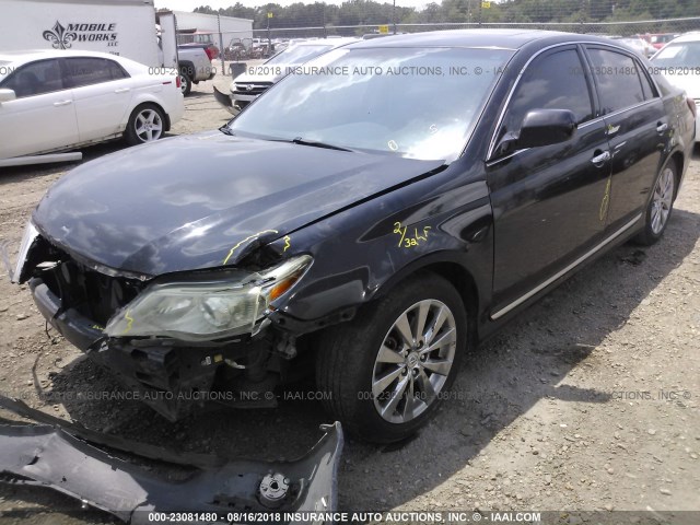 4T1BK3DB8BU394435 - 2011 TOYOTA AVALON LIMITED BLACK photo 2