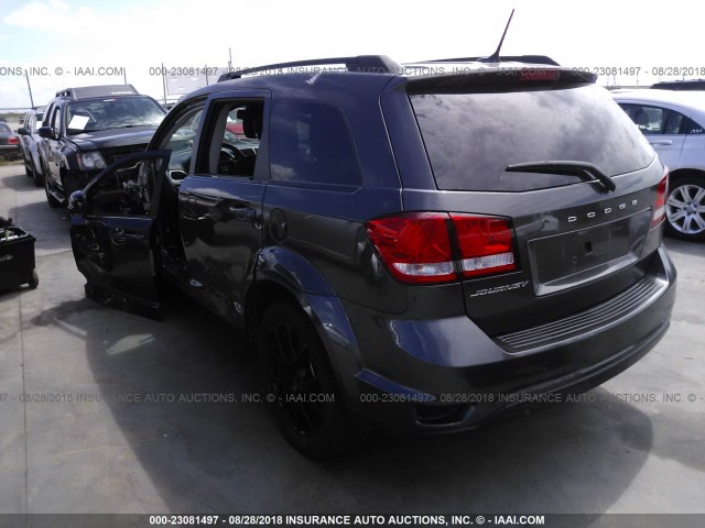 3C4PDCBB2GT159196 - 2016 DODGE JOURNEY SXT GRAY photo 3