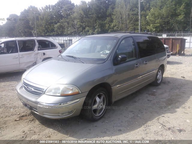 2FMZA5346XBA56738 - 1999 FORD WINDSTAR SEL GREEN photo 2