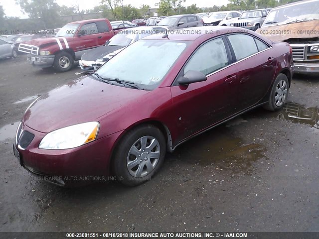 1G2ZF57B884148738 - 2008 PONTIAC G6 VALUE LEADER/BASE RED photo 2