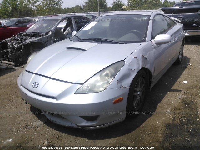 JTDDR32T040174883 - 2004 TOYOTA CELICA GT SILVER photo 2