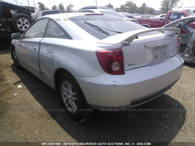 JTDDR32T040174883 - 2004 TOYOTA CELICA GT SILVER photo 3