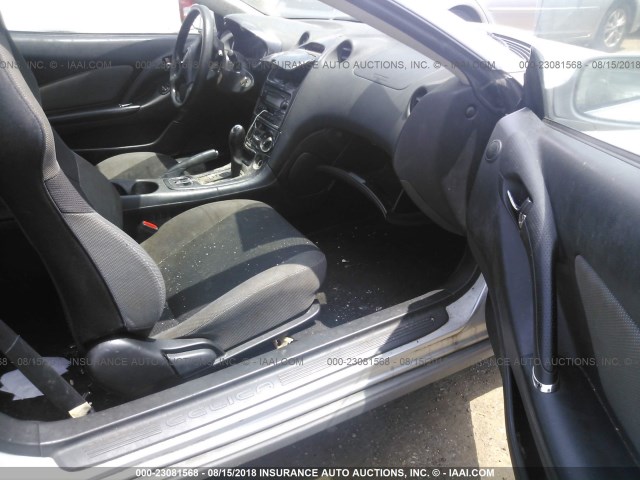 JTDDR32T040174883 - 2004 TOYOTA CELICA GT SILVER photo 5