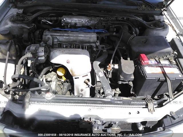 2T1CG22P91C472333 - 2001 TOYOTA CAMRY SOLARA SE SILVER photo 10