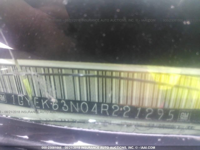 1GYEK63N04R221295 - 2004 CADILLAC ESCALADE LUXURY თეთრი ფოტო 9