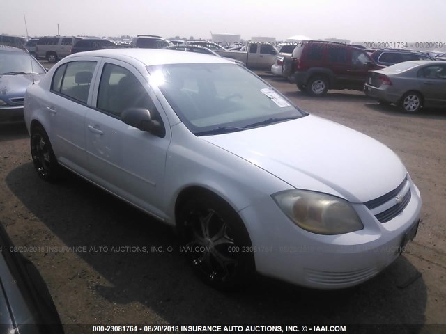 1G1AK52F157636933 - 2005 CHEVROLET COBALT WHITE photo 1